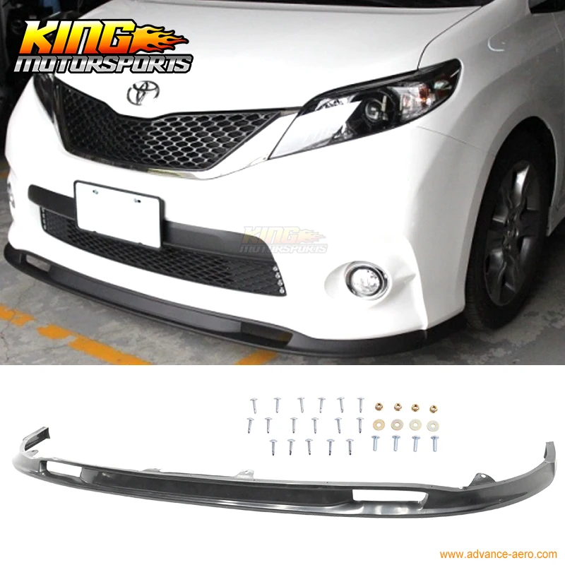 Подходит для 2011 2015 TOYOTA SIENNA SK STYLE передний бампер губ (только SE TRIM) глобальная