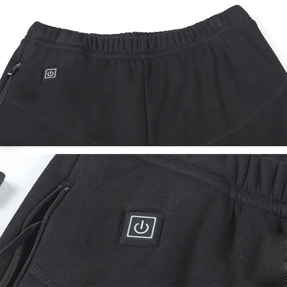 Зимние уличные пеший туризм лыжные теплые брюки с USB зарядкой леггинсы высокой