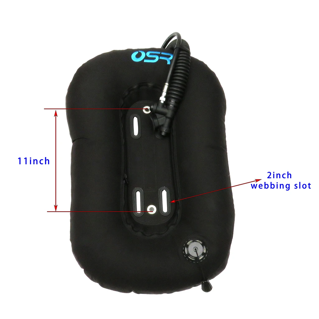 

Diving Donut Wing 25lbs Single Tank Air Bottle Buoyancy 22'' Hose Device