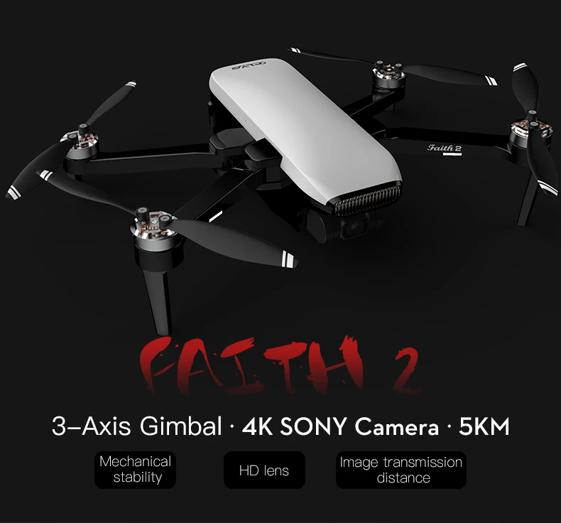 C-FLY Faith-piezas de repuesto para Drone cuadric&oacute;ptero, 2 h&eacute;lices, CW y CP6335 Faith2 CCW, cuchillas con tornillos, accesorios-5