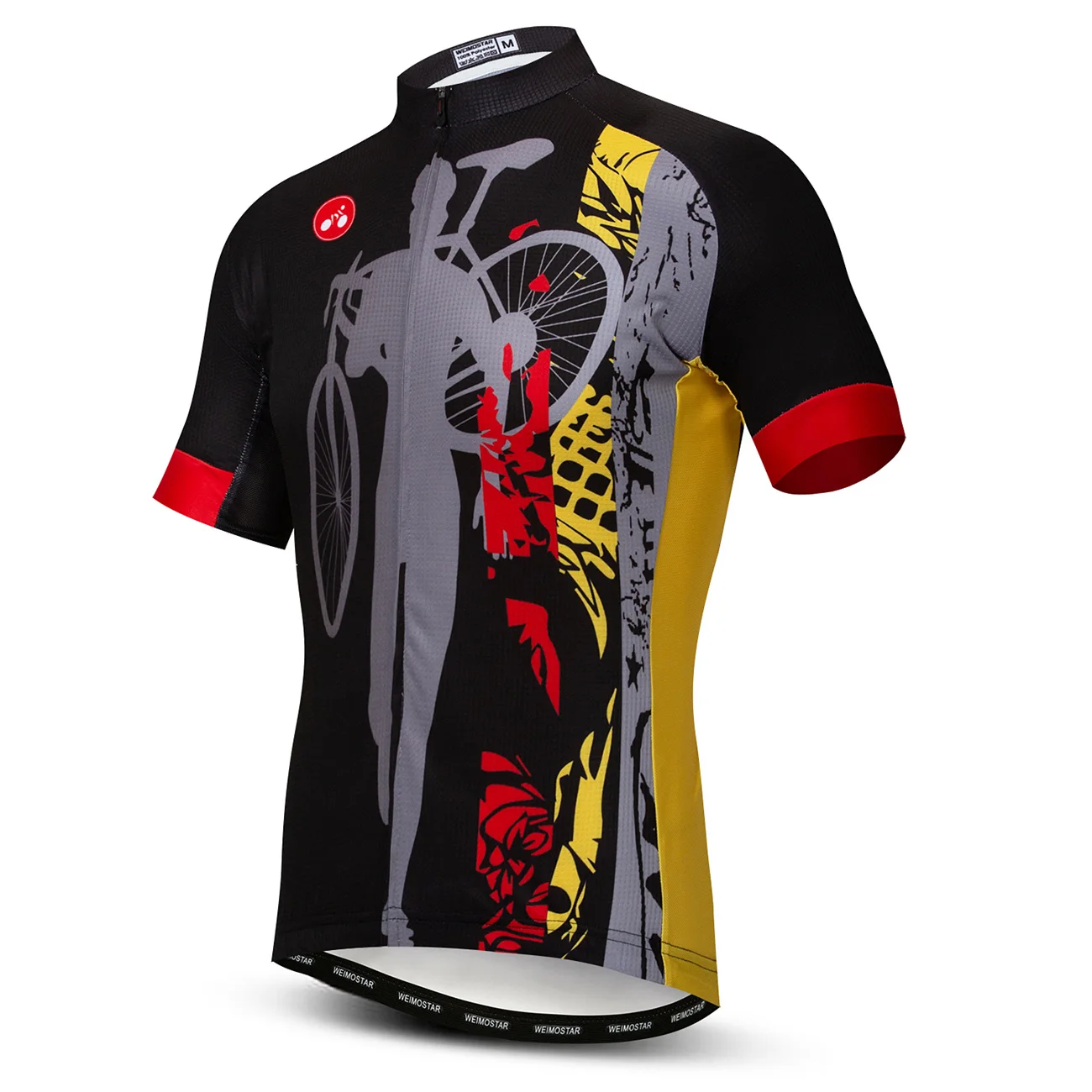 Футболка мужская с коротким рукавом стильная быстросохнущая одежда для езды на