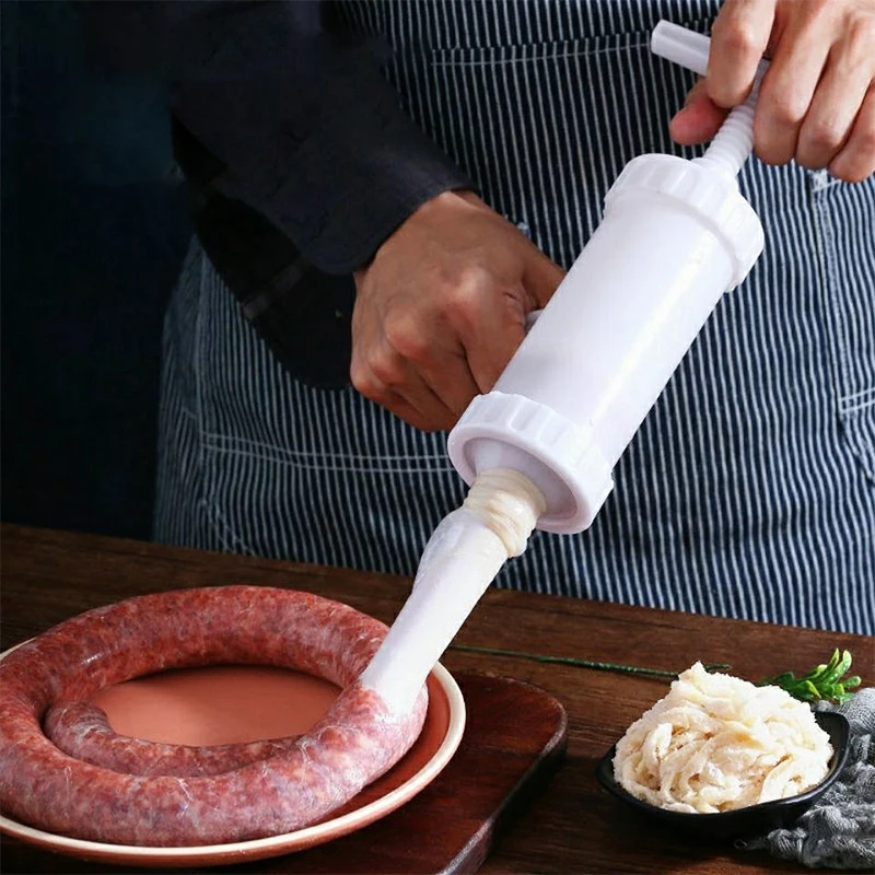 Ручные наполнители для сосисок мяса машинка наполнения колбасок ручное