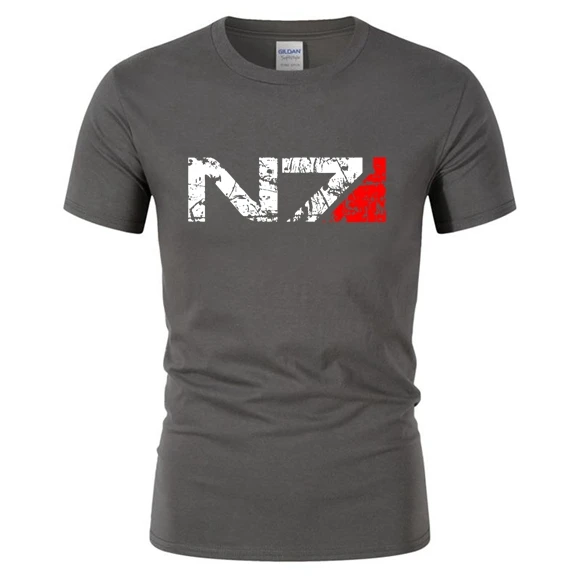 Новая игра N7 Mass Effect 3 футболка Мужская система военный армия эмблема игры