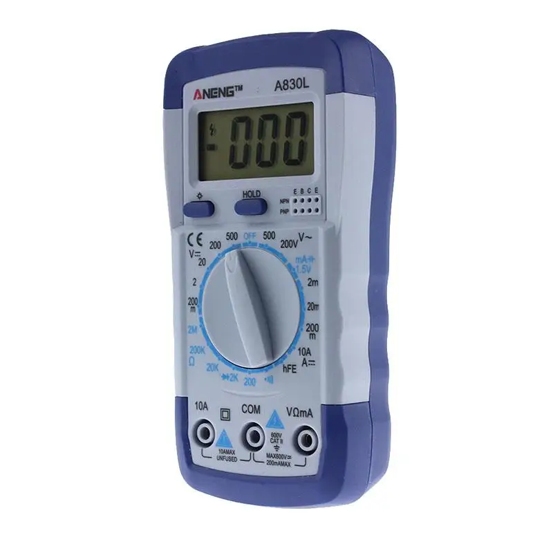 

A830L Handheld Multimeter Avometer Tester Inspection Precise LCD Gadgets Measurement Tools Home Digital Multimeter Volt Meter