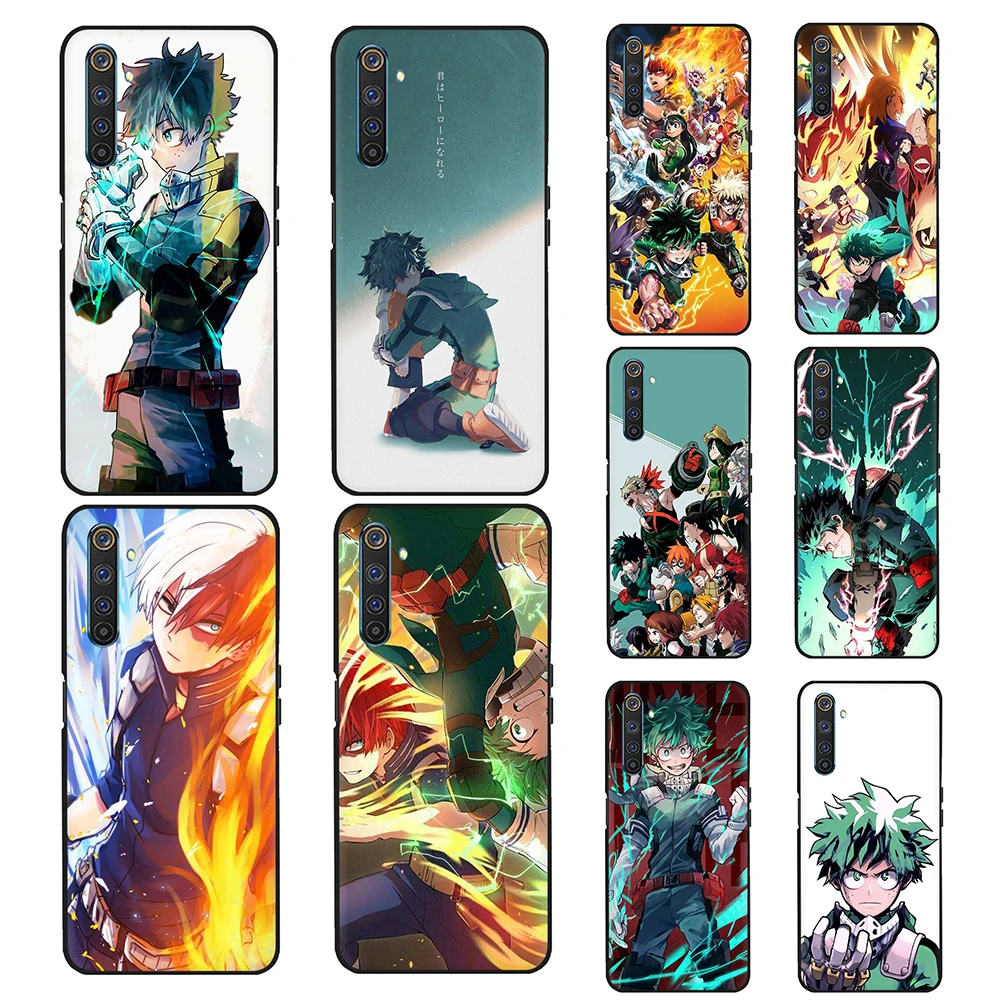 Силиконовый чехол для телефона My Hero Academy OPPO A8 A12 A31 A52 A72 A91 A92 A92S F15 Find X2 Pro Realme C2 C3 6