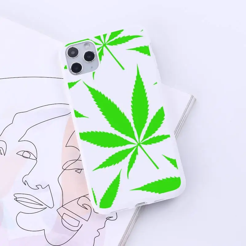 

Art High Weed Pictures Abstractionism Phone Case Candy Color for iPhone 6 7 8 11 12 s mini pro X XS XR MAX Plus