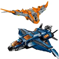 ultimate quinjet galaxy starship building block bricks superheroes compatible 76126 76107 set model toy kids christmas gifts