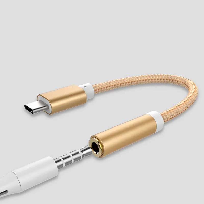Кабель для наушников с разъемом AUX Type-C на 3 5 мм адаптер аудиокабеля USB C Xiaomi Mi8 Pocophone