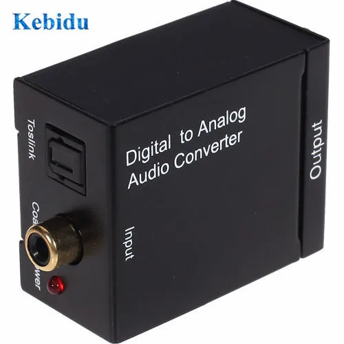 Коаксиальный оптоволоконный адаптер KEBIDU для цифровой аналоговой