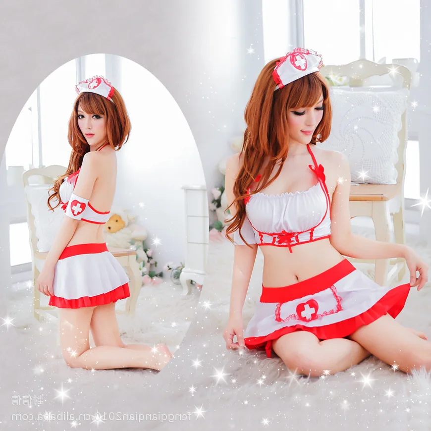 

Nurse Sexy Lingerie Uniform Temptation Role-playing Suit