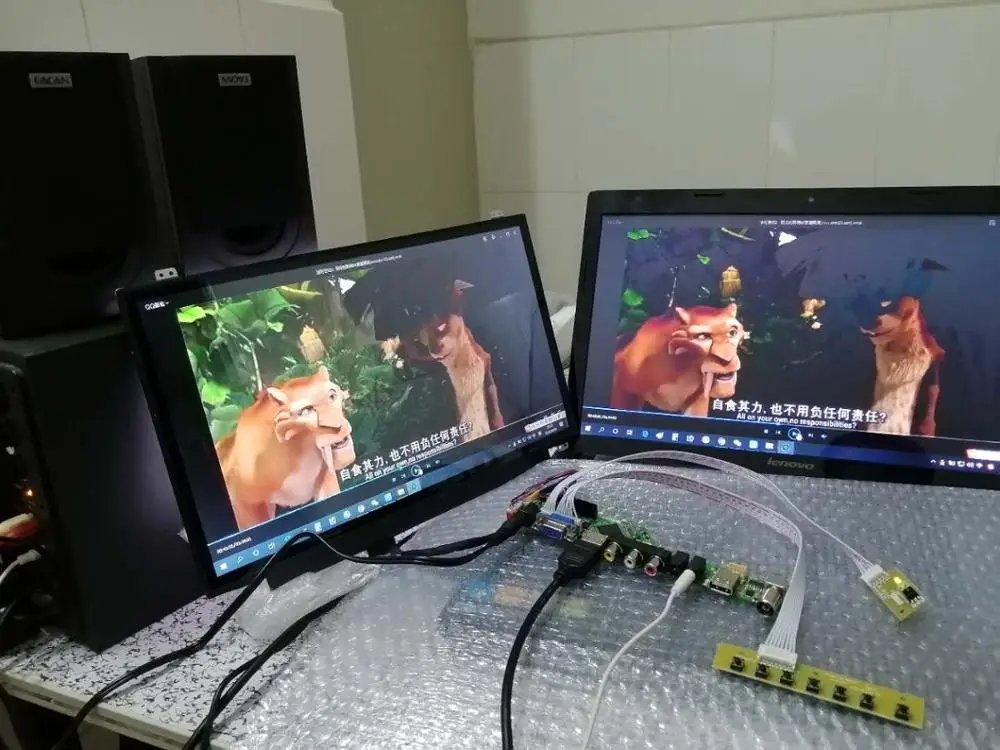 Комплект платы контроллера для QD14XL07 QD14XL12 TV + HDMI VGA AV USB ЖК-экран плата драйвера |