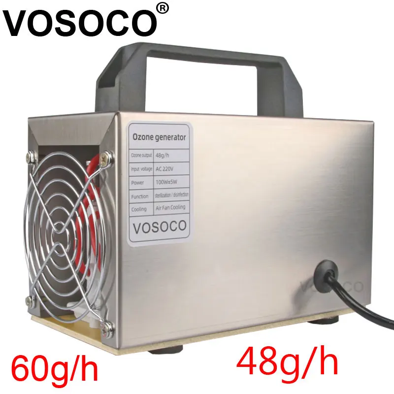 60 Гц/ч генератор озона 48 озонатор очиститель воздуха стерилизатор удаление