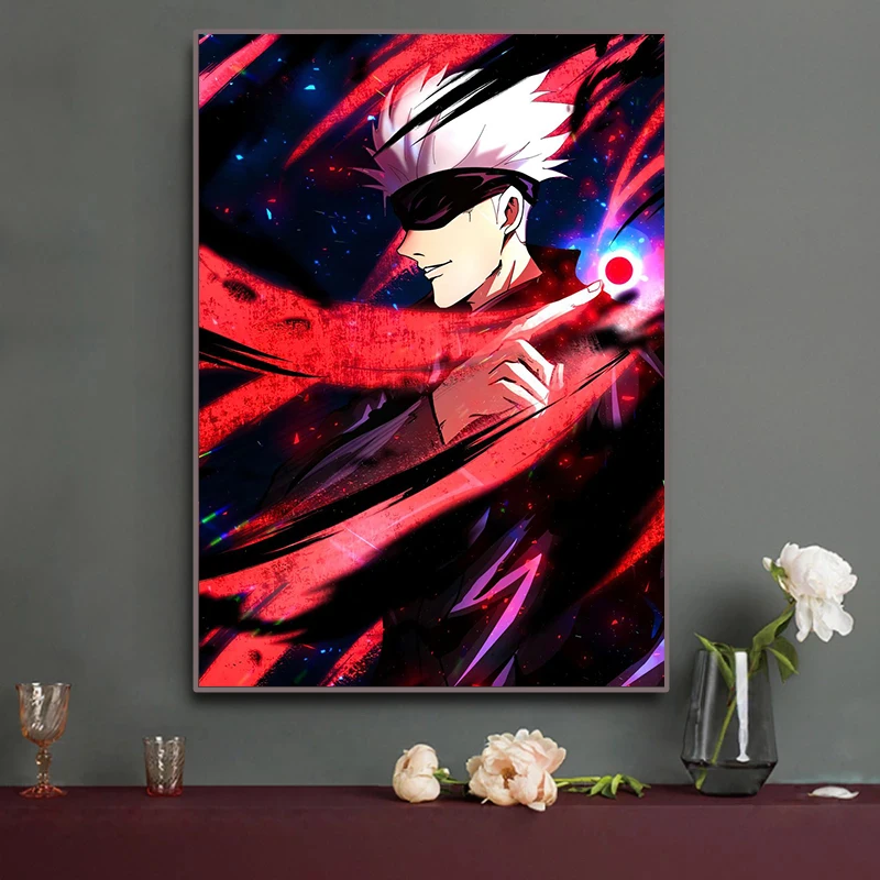 

Japanese Anime Poster Picture HD Comic Character Wall Art Canvas Painting Bedroom For Living Room Home Decor Cuadros Frameless