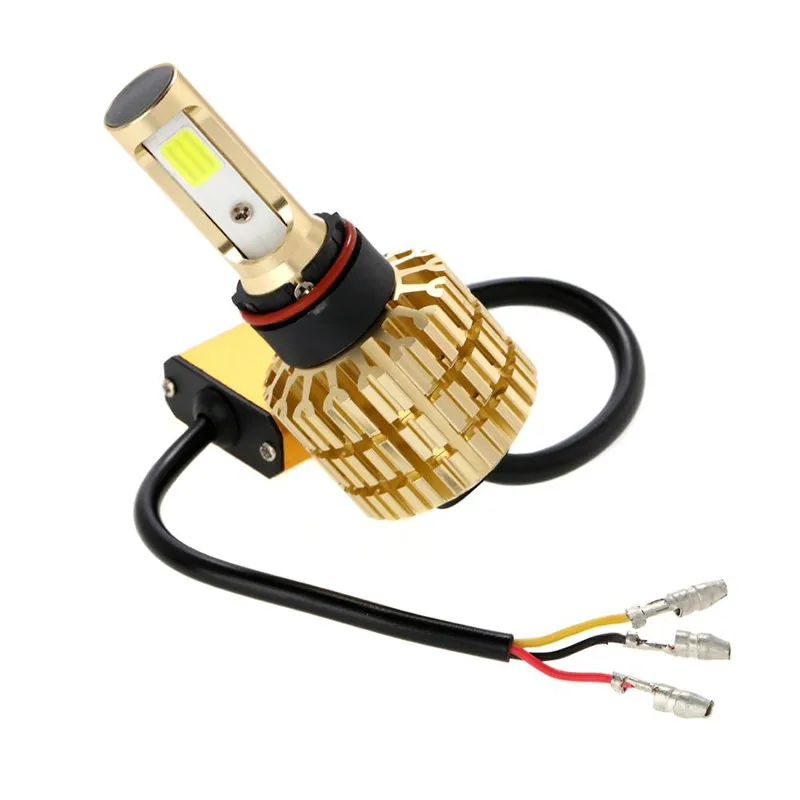 8-80V 12V мотоциклов светодиодные фары лампы 18/30 Вт 3600LM Hi короче спереди и длиннее