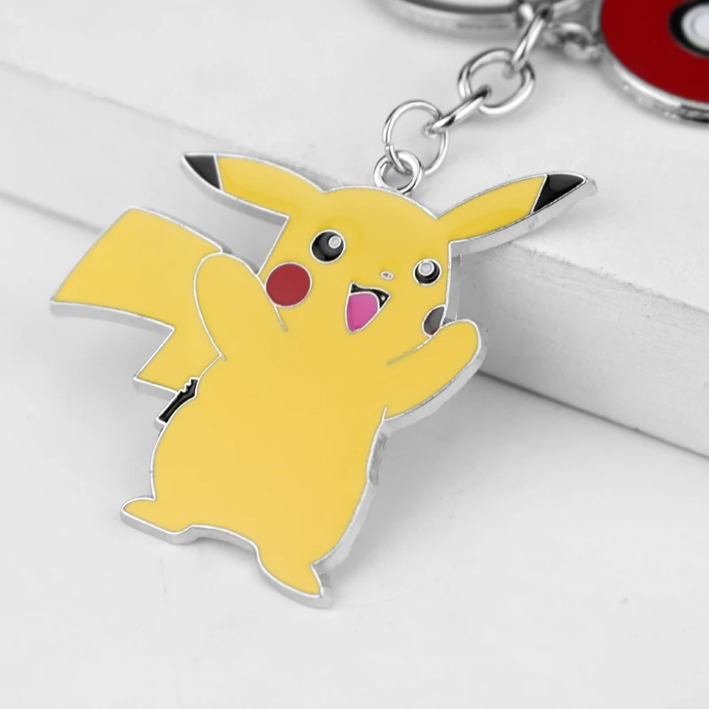 Go Pikachu брелок мультфильм Poke Ball брелок ювелирные изделия автомобильный брелок на подарки, держатель для ключей chaviro