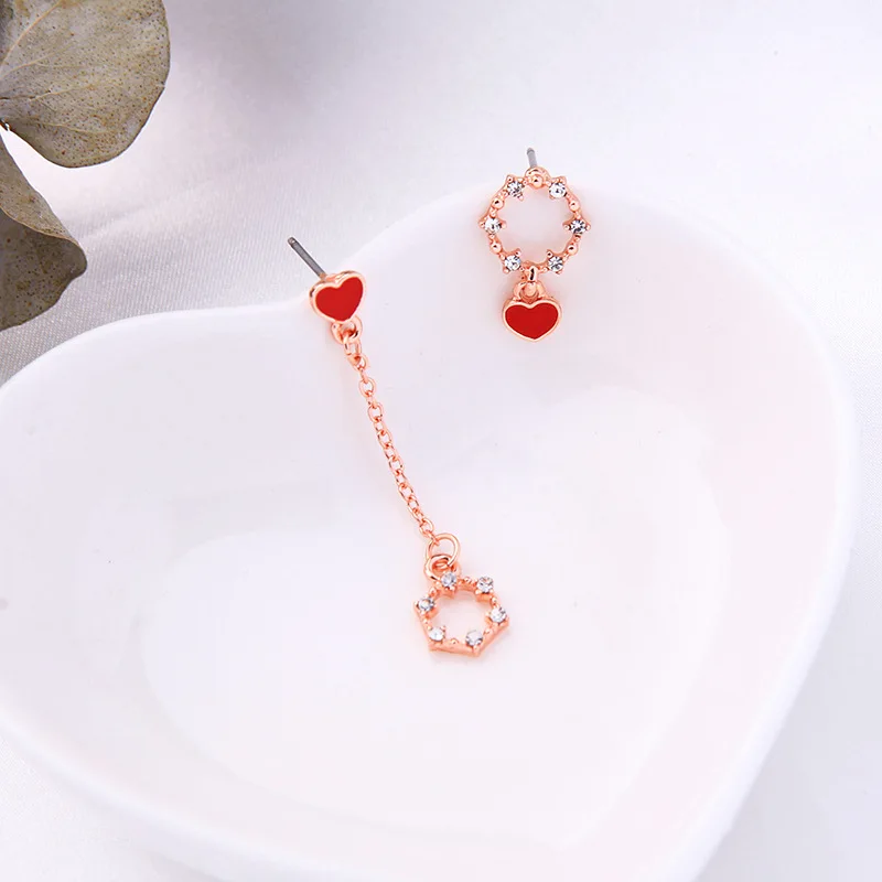 Модные серьги Капли Ювелирные изделия Bijoux Новые Горячие Роскошные розовое