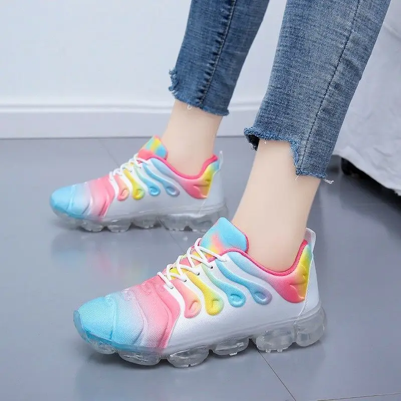 35-43 large women's shoes 41 new small white shoes European station popular candy color versatile sports and leisure shoes 42