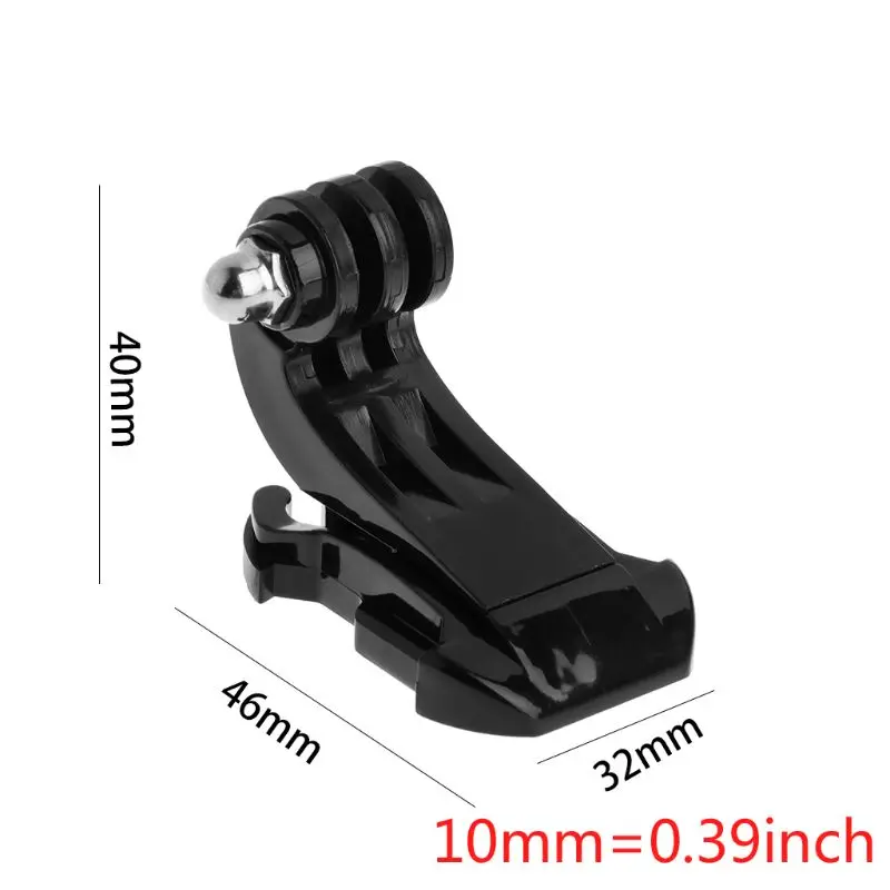 

F3MA 2 шт. J Крюк Пряжка нагрудный ремень шлем базовое крепление для камеры gopro Hero 7 5 6 Black 4 Session Yi 4K Sjcam