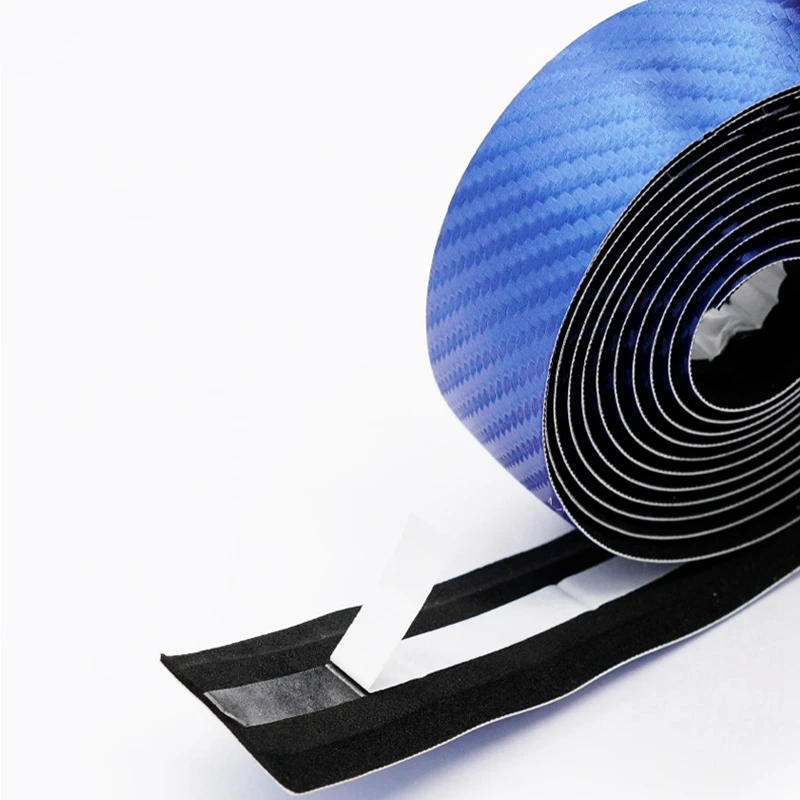 

2set MOTSUV Road Bike Handlebar Tape Carbon Bicycle Bar Tape Damping Anti-Vibration +2 Bar Plug Blue & Red