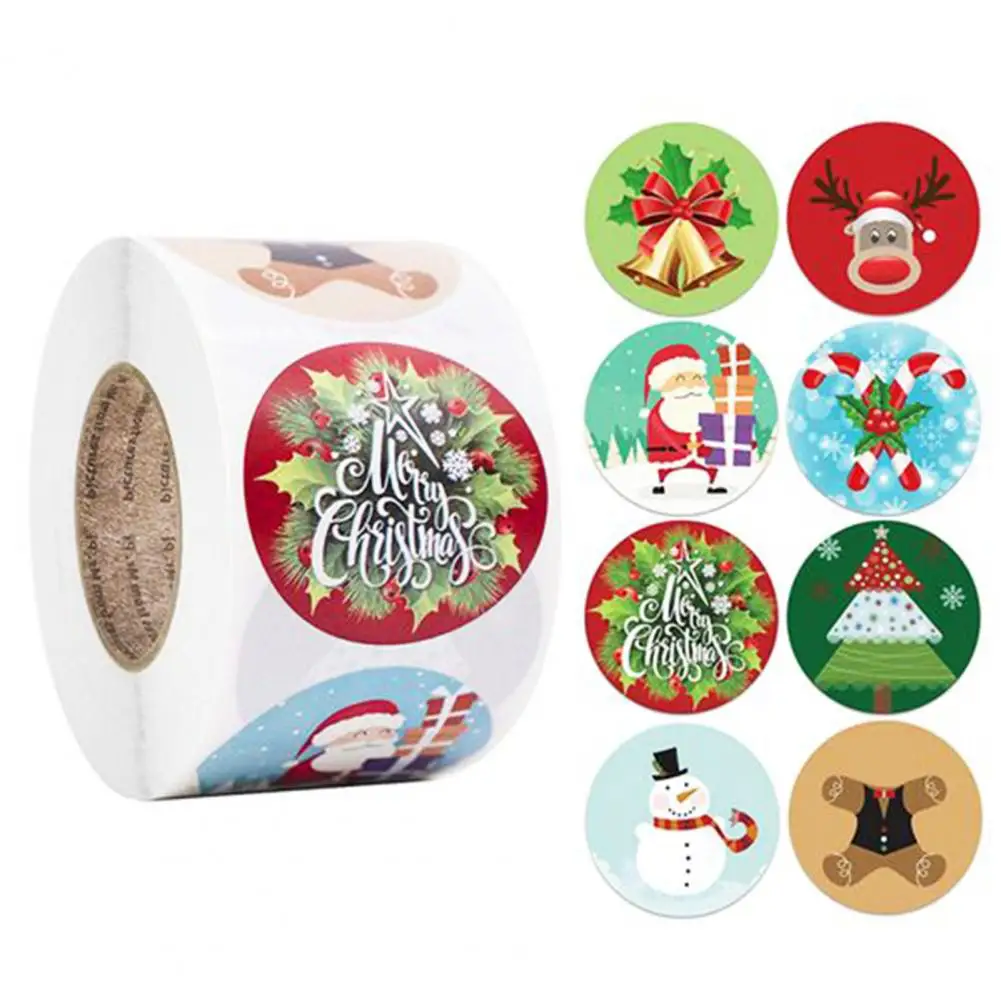 Крафт-бумага 500 шт./рулон полезная ручная учетная запись наклейка сделай сам с