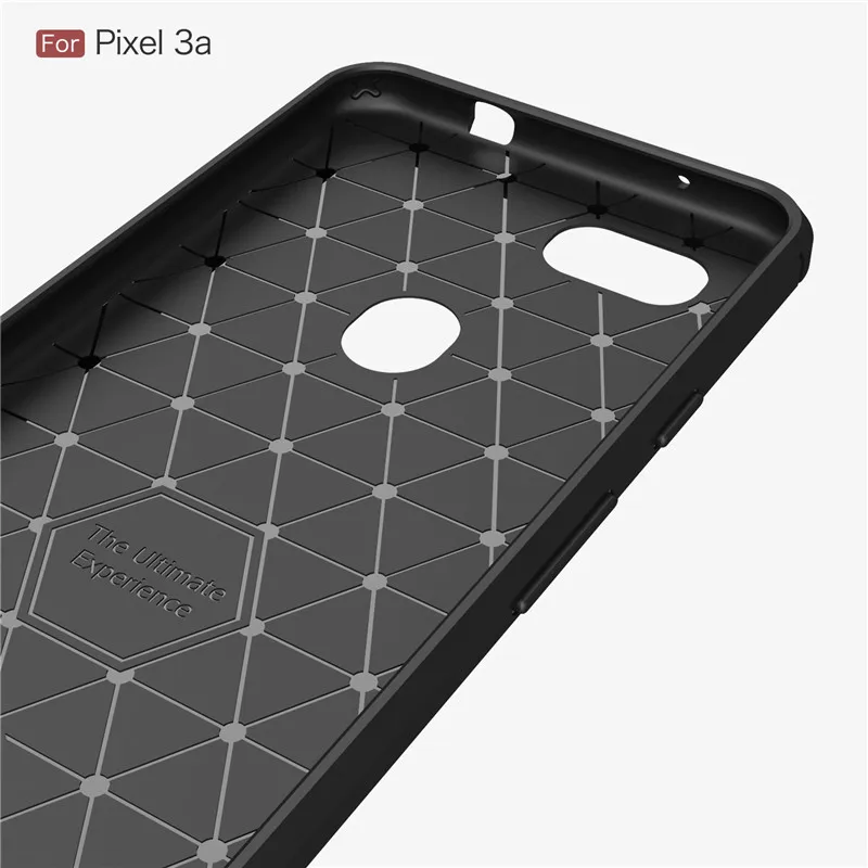 Для Google Pixel 3A/3A XL чехол противоударный из углеродного волокна силиконовый бампер задняя крышка для Pixel 4 2 2XL 3 3XL Мягкий защитный чехол