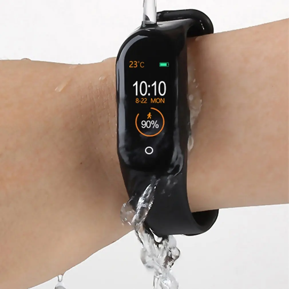 

M4 Smart Band 4 Fitness Tracker Watch Sport bracelet Heart Rate Blood Pressure Smartband Monitor Health Wristband