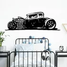 Винтажная Наклейка на стену в стиле ретро для детской комнаты, игровой комнаты, мультяшный автомобиль, наклейка на стену, виниловая декорация для спальни, геймпада