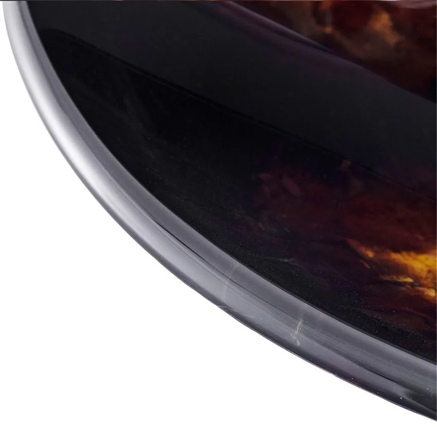 Новинка 2021 черная ручная роспись художественная стеклянная раковина