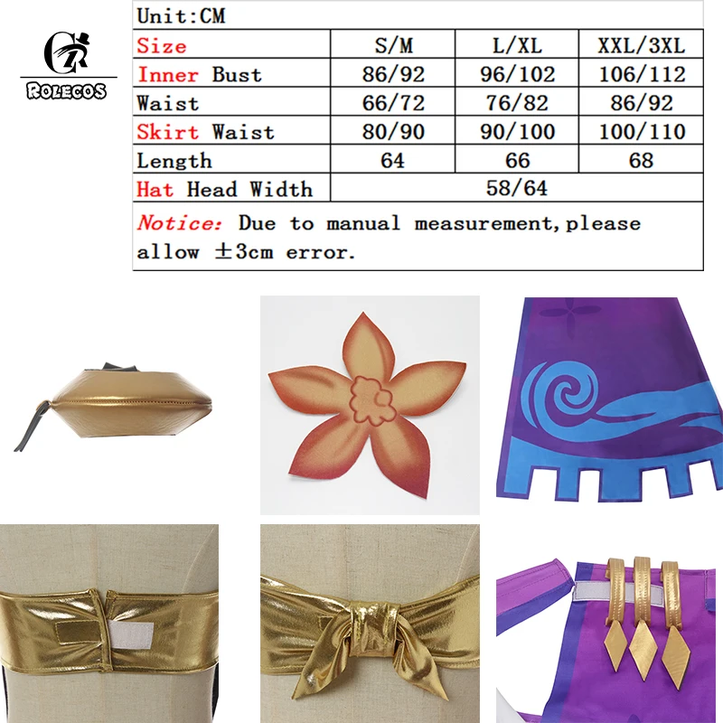 

ROLECOS Game LOL Syndra Cosplay Costume Pool Party Syndra Costumes Swimsuit for Women Jumpsuit Sexy Costumes Skirt Hat Halloween