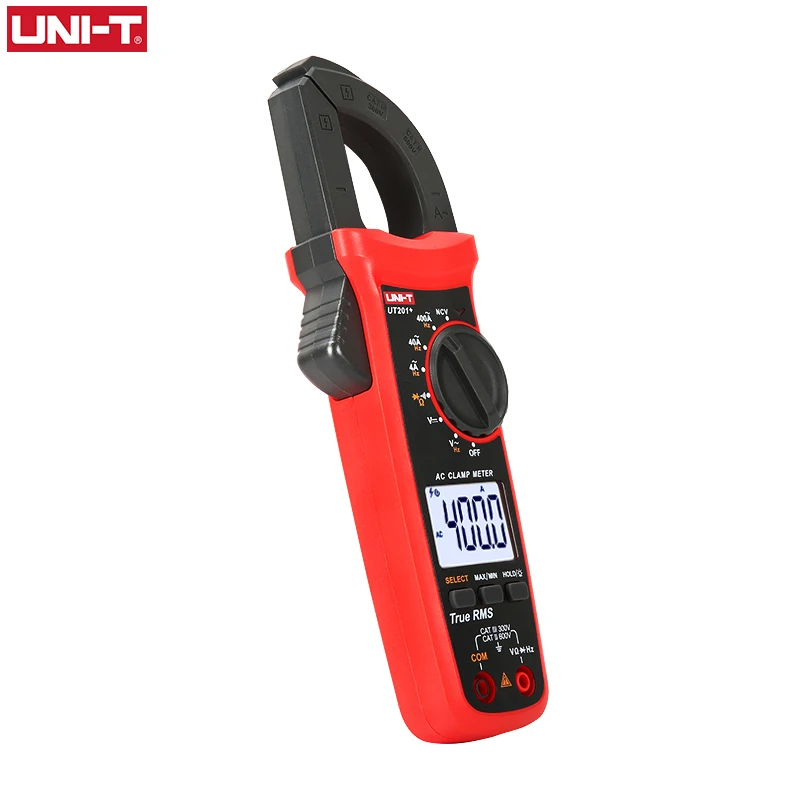 

UNI T UNI-T Digital Clamp Meter AC DC Current Amperimetro Tester Clamp Multimeter Resistance Frequency UT201+ UT202+ UT203+