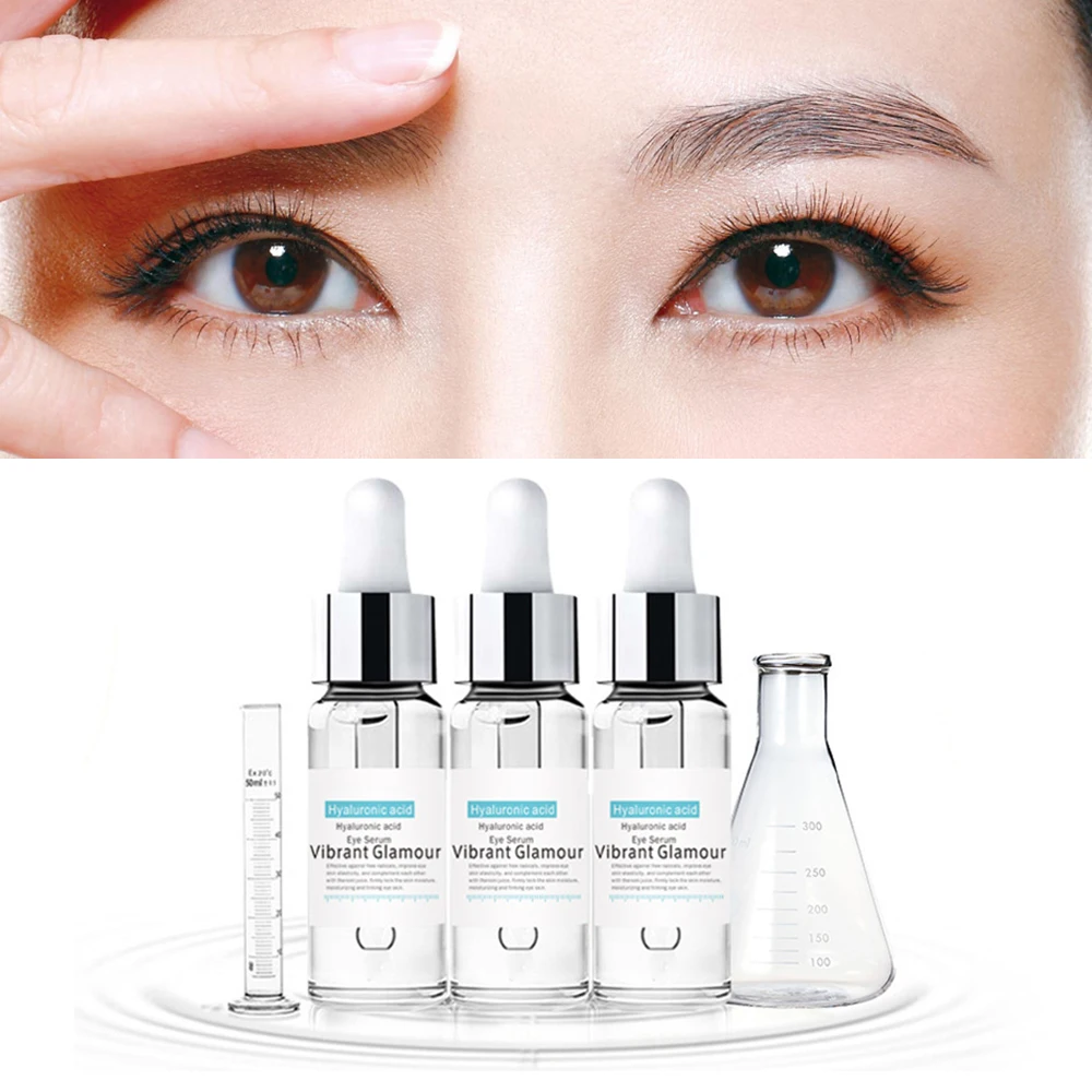 

1pc Hyaluronic Acid Face Serum Moisturizing Nourishing Fade Fine Lines Shrink Pores Repair Dark Circle Brighten Eye Care Essence