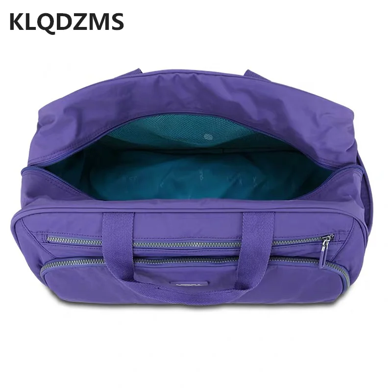 KLQDZMS 20 Inch Women Outdoor Travel Backpack Multifunctional Sports Bags  Men Classic Trolley Luggage Casual  Suitcase On Wheel