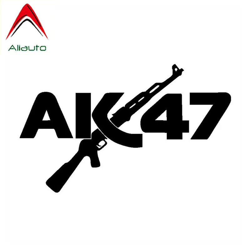 Aliauto AK47 пистолет автомобиля Стикеры становится интересные винтовка Винил