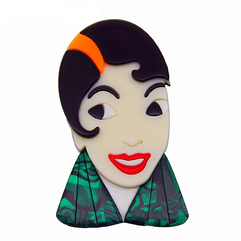 Женская акриловая брошь Farlena в виде птицы из ацетата аксессуар для одежды|Броши| |