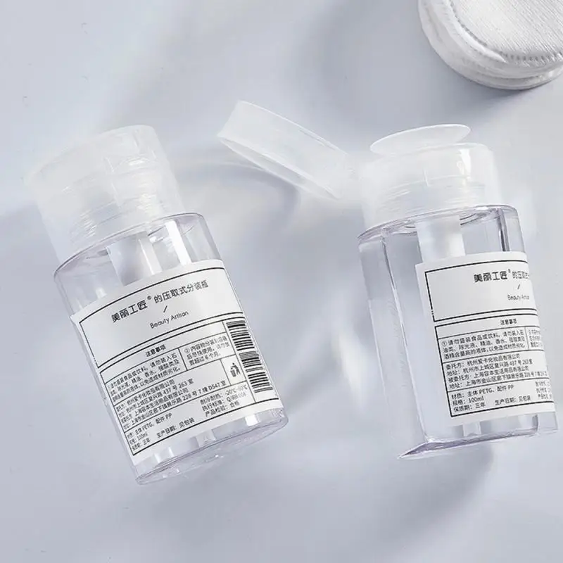 2 шт. портативные многоразовые бутылки для жидкости снятия лосьона 100 мл | Красота
