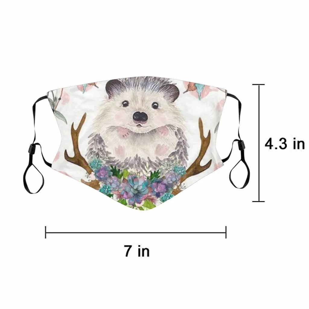 

1PC Unisex Mask Adult Animal Printed Lovely Face Outdoor Mouth Breathable Cycling Mask Mascarilla Dust Mouth Cover Respirator