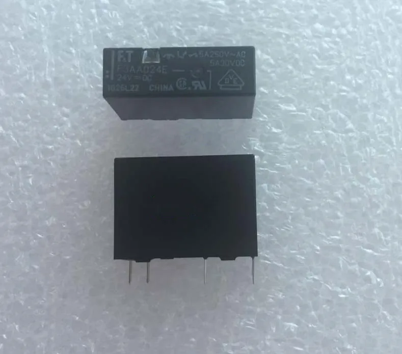 10 шт./лот 100% оригинальное новое реле F3AA024E-HA F3AA024E HA 4PIN 5A 24VDC DC24V 24V