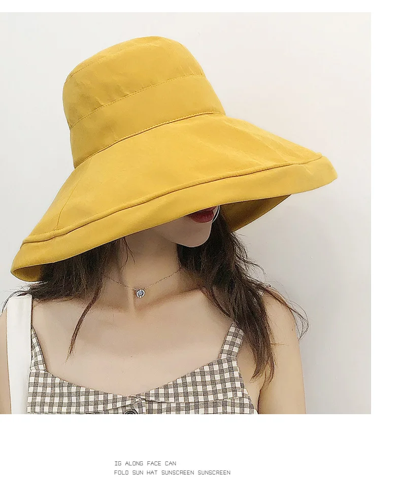 Панама женская с большой головой размера плюс от солнца широкими полями для