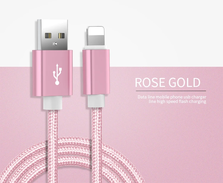 Кабель Micro USB Oincase de datos de carga rapida нейлоновая оплетка 1 м 2 м 3 м USB кабель для iPhone 11 7 6 S Plus X XR MRX