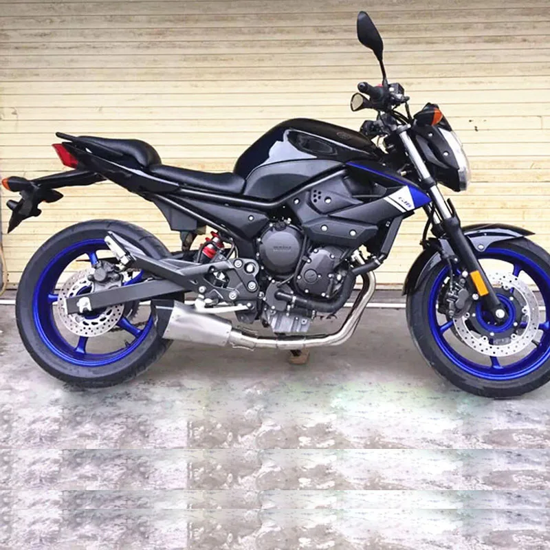 Выхлопная труба без шнуровки для мотоцикла Yamahaa XJ6N akrapovic выхлопная глушителя