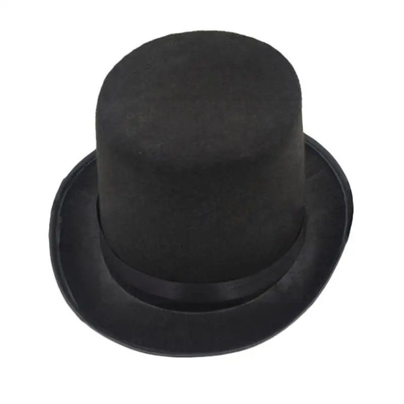 

1pcs Black Kids Children Fun Hat Performance Hats Masquerade Birthday Hats Carnival Accessories Musicals Party Halloween To O5m2