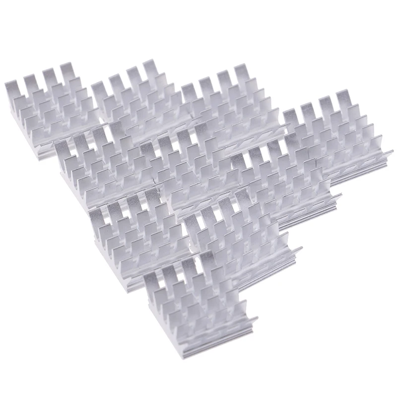 

10pcs Radiator Aluminum Heatsink Cooler Radiator Heat Sink For Motherboard DDR VGA RAM Memory IC Chipset Cooler Computer Parts