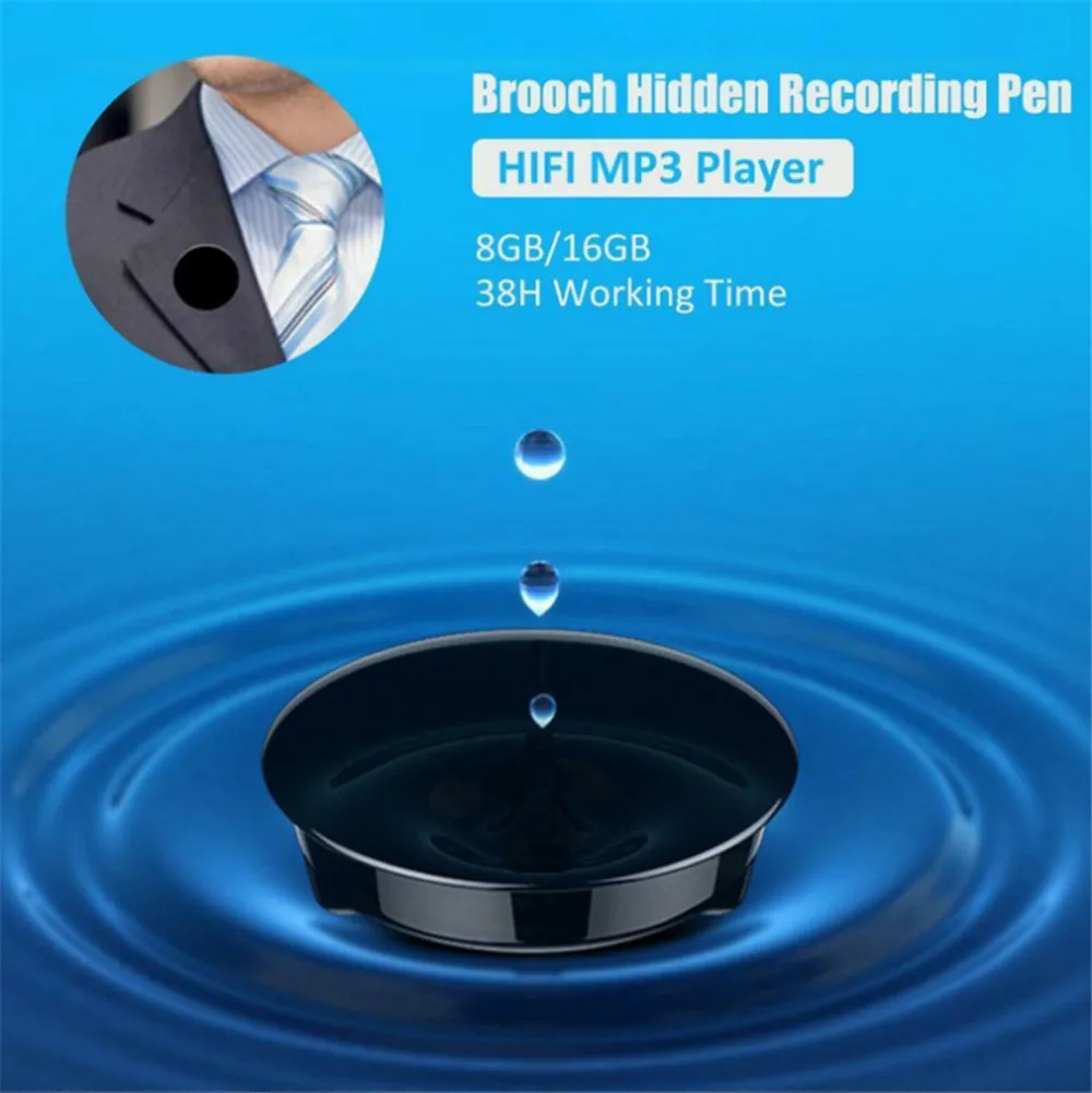 Voice Recorder Professional HD Noise Reduction HIFI MP3 Player Digital Audio 68H Standby | Электроника