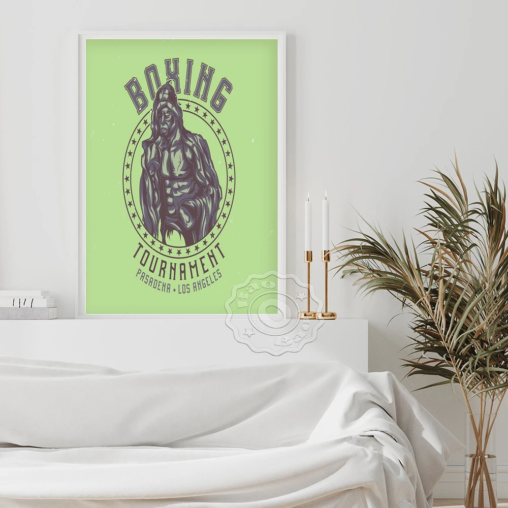 Боксерский истребитель художественные принты плакат Бойцовский клуб