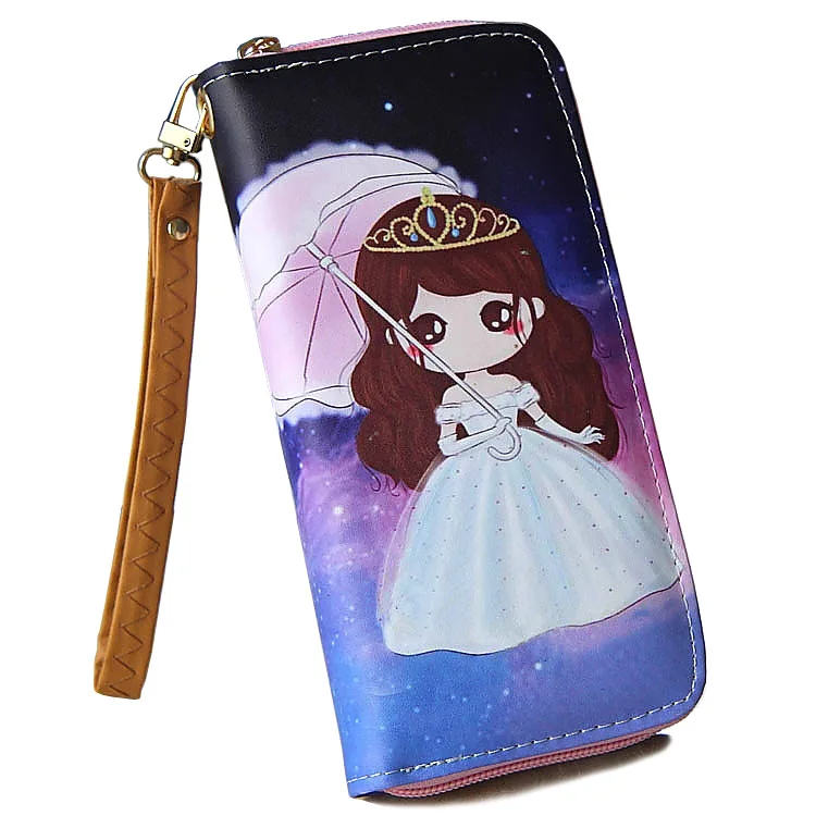 Кошельки сумочки Модный женский длинный кошелек на молнии женские кошельки