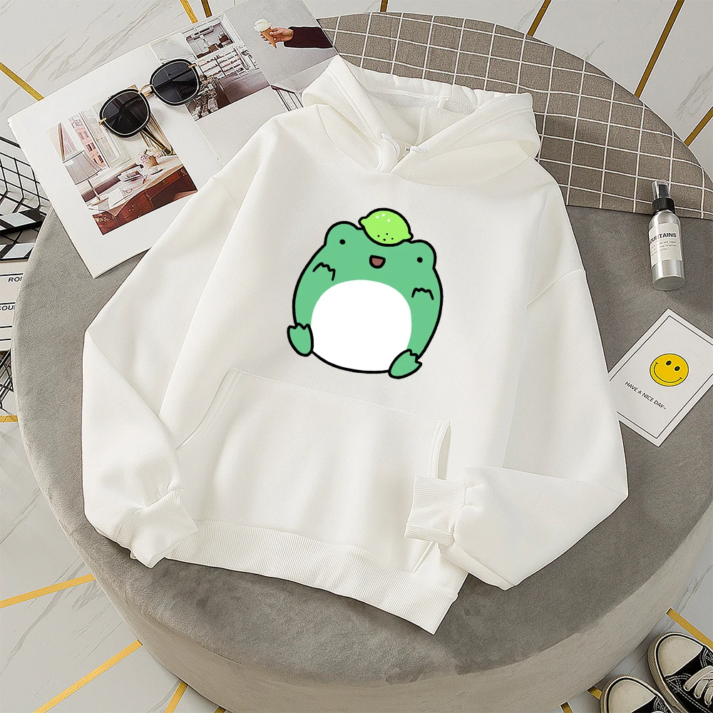 

Frog Sweatshirt Oversized Graphic Hoodies Women Plus Size Harajuku Streetwear Cute Hoodie for Women Kawaii Clothing Aesthetic
