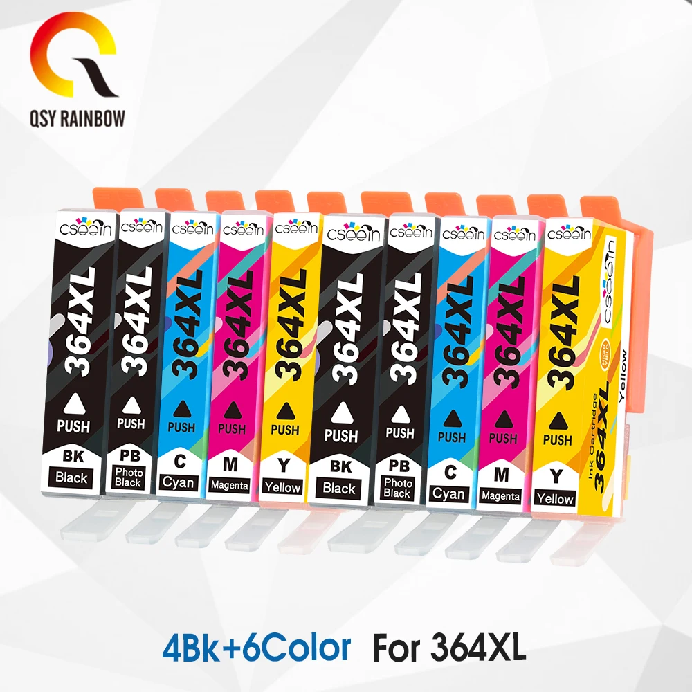 CMYK SUPPLIES совместимый картридж с чернилами Замена для hp 364xl 364 3070A 3520 3522 3524 Photosmart Plus