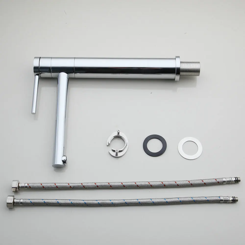 Однонитевая раковина из никеля длинная латуни 1 ручка столешница для