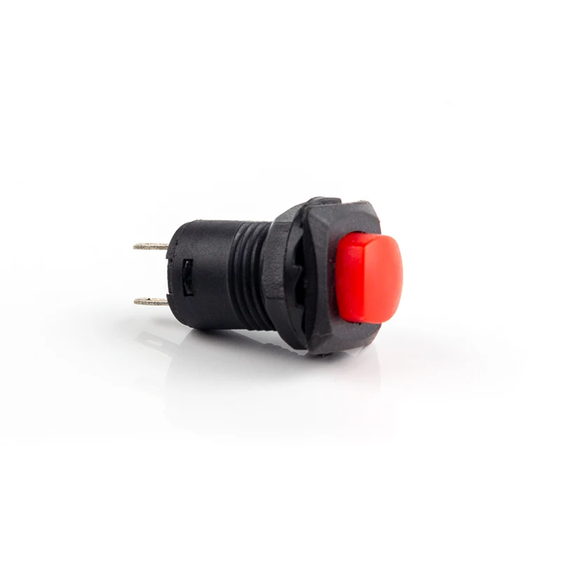 

10 шт./лот DS-425 DS-426 самоблокирующийся 2-контактный 250V 1.5A кнопочный переключатель тактильный тактовый переключатель прямой патч металлический прерыватель M12