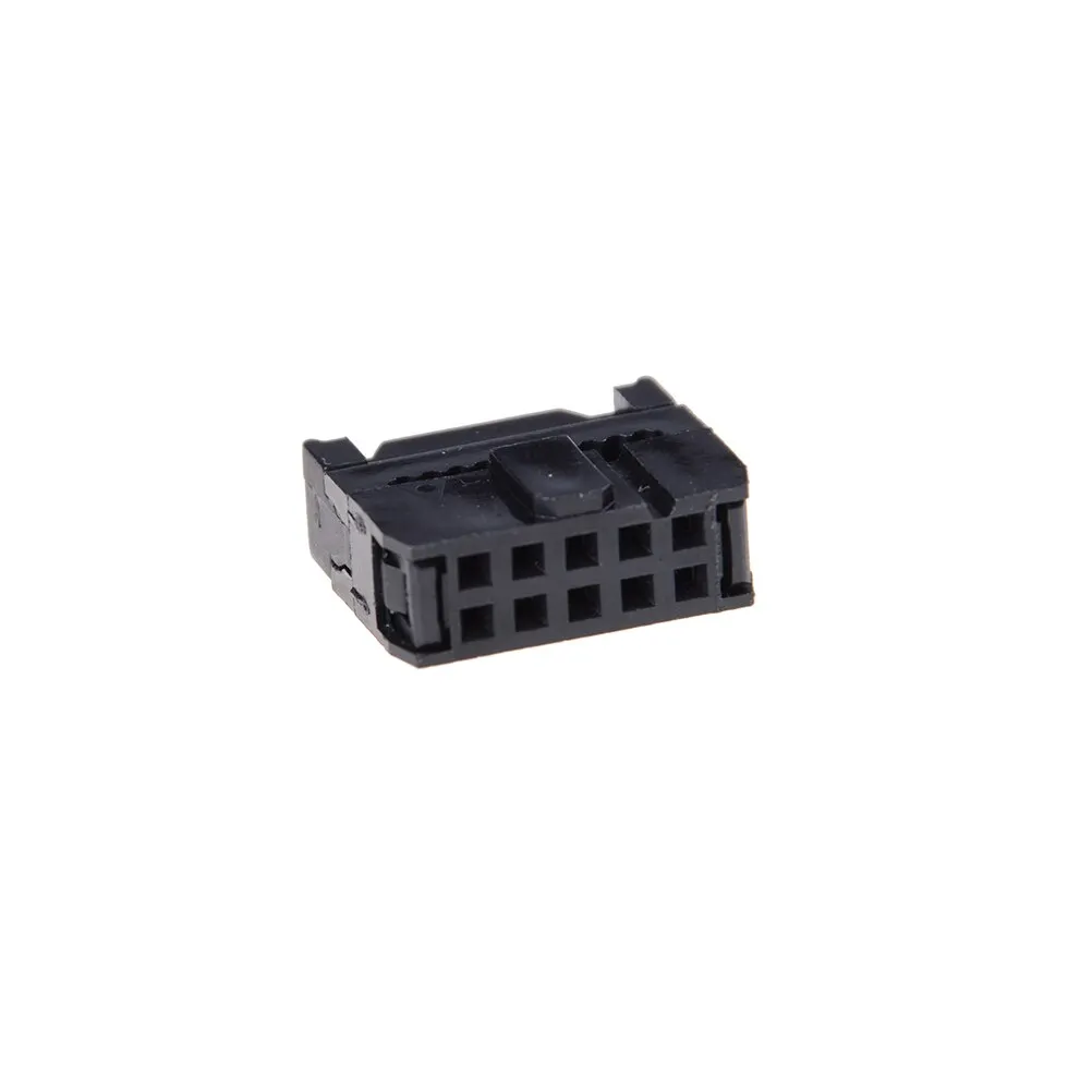 New 10PCS FC-10P 2x5Pin Dual Row Pitch 2.54mm IDC Socket Connector Female Header 10-pin cable socket Promotion Price | Строительство и